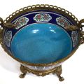 Beautiful glazed earthenware planter from LONGWY