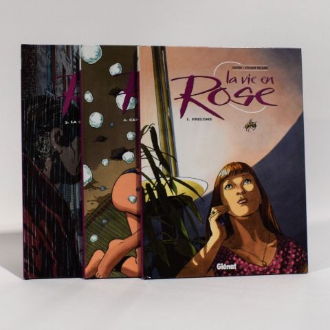Trois premiers tomes de "La vie en rose" de Dieter et Nicaise