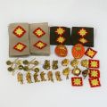 Collection d'insignes militaires luxembourgeois des années 60 : Grande Duchesse Charlotte