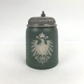 Chope impériale Villeroy & Boch en phanolithe, aigle décoré, vers 1930