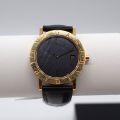 Montre homme BULGARI B33GLD en or jaune avec cadran chiffre romain
