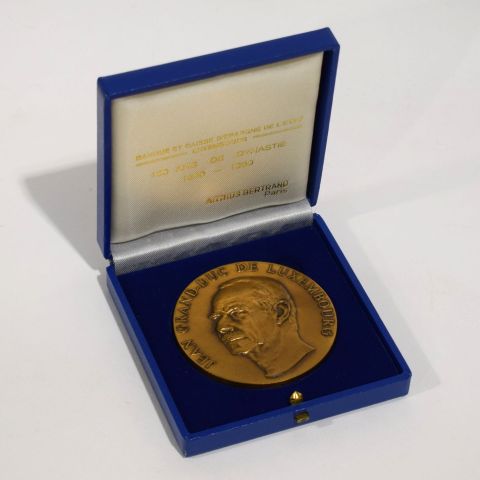 Médaille bronze des 100 ans de la Dynastie Jean Luxembourg