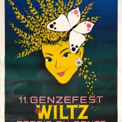 Affiche touristique "La Féerie du Genêt" à Wiltz - Années 50
