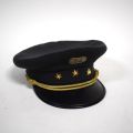 Casquette de Chauffeur d'Autobus à 3 étoiles avec écusson en métal CFL, années 60/70