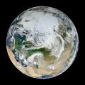 (NASA. GRAND FORMAT. BLUE MARBLE) La Terre, vue de l'Artique