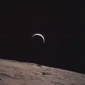(NASA. GRAND FORMAT. LEVER DE LUNE. APOLLO 15) Superbe lever de Lune