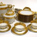 Ensemble à thé en porcelaine de Limoges, Charles Field Haviland, ligne Vienne