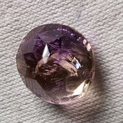 7.95 Ct Bolivian violet ametrine with GLI certificate