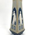 Vase Mettlach en phanolithe, figures mythologiques des quatre saisons, 1905-1910
