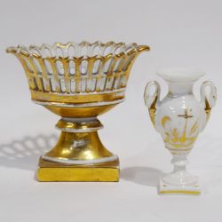 Meeting of 2 German porcelains enhanced