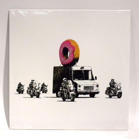 Disque Vinyle 33T Banksy : Boys in Blue, Édition limitée à 250 exemplaires.