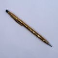 Druckbleistift "CROSS V20" aus Gold, mit eingeprägtem Design, 135mm, garantiert, made in Ireland