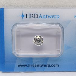 Diamant naturel taillé Brillant 1.03 Ct, SI1, Taille très bonne, Couleur F