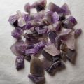 Set of 417 Ct lilac-colored rough amethyst stones