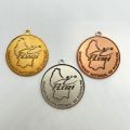Drei Medaillen der Nationalen Duathlon-Meisterschaft in Bronze, Silber und Gold
