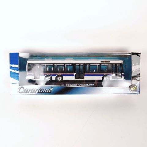 Modèle BUS 12 Bjurhovda Scania Omnilink CARARAMA, Réf#567 en bon état