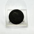 1-Liard-Kupfermünze von Maria Theresia, 1757, seltene historische Münze