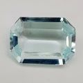 2.08 carat natural aquamarine from Madagascar with GFCO Swiss certificate