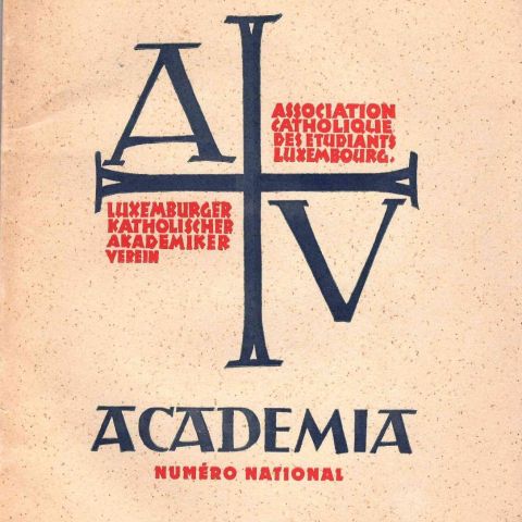 Collection de 6 numéros de la Revue ACADEMIA (1936-1940) en bon état