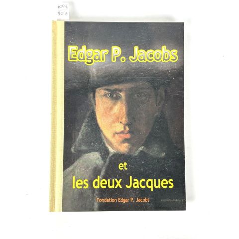 Edgar P. Jacobs : ouvrage numéroté avec carte postale et timbre Blake et Mortimer