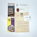 Documents historiques de l'Hôtel Dauphin à Luxembourg : cartes et prospectus des années 60