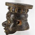 Masque Bamiléké polychrome rare du Cameroun, Afrique, hauteur 30 cm