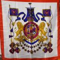 HERMES, Foulard modèle "Crête de Lions"
