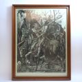 Lithograph by Albrecht Dürer: *The Knight, Death, and the Devil*, 1513