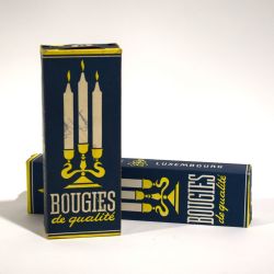 Scarabée candle set: 8 medium and 6 large, 60s/70s