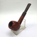 Pipe Chacom droite en bruyère vintage, 15 cm, avec traces d’utilisation