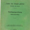 Fascicule règlementaire : Évaluation des Travaux du Cahier des Charges - Luxembourg 1938