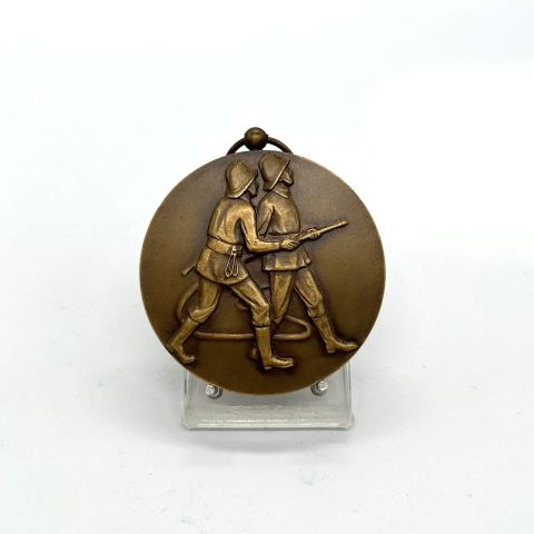 Médaille commémorative en bronze des 75 ans du drapeau de Helmdange-Bofferdange