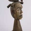 Masque cimier Idoma, Afrique de l'Ouest, Nigéria - Traits aigus et acérés