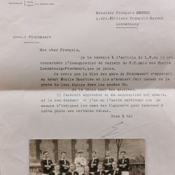 Carte postale rare : Équipe du Football Club "Étoile sportive" Luxembourg, années 20