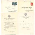 Invitations aux concours de tir et concert vocal pour Paul Funck en 1904
