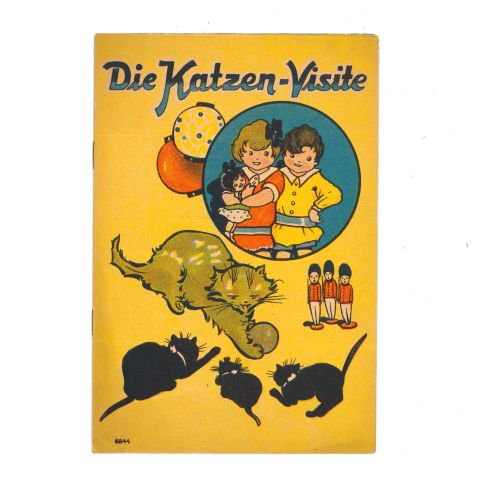 Publicité ancienne pour Maison Moderne Luxembourg dans le magazine "Die Katzen-Visite" des années 20