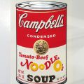 Sérigraphie originale d'Andy Warhol : Campbell's Tomato-Beef Noodle O's des années 70