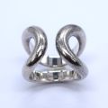 Bague en argent 925 modèle Lima signée, poids 15,97g, taille 56