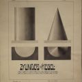 Réunion de 2 planches de dessins d'élèves de la Allgemeine Staats-Handwerkerschule, 1910