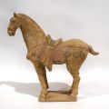 Terracotta sculpture of a horse in the TANG style