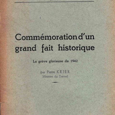 La grève glorieuse de 1942 : Commémoration d'un fait historique marquant