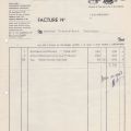 Facture historique de l'établissement de V.J. SPEDENER à Luxembourg (fin des années 30)
