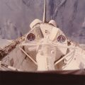NASA. Beautiful view of the interior of the space shuttle Columbia (STS-09) above the globe
