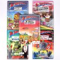 Five Superjhemp albums: humorous adventures by Roger Leiner and Lucien Czugа
