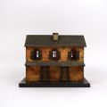 Gare en tôle BING, 22x17x15 cm