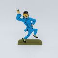 (TINTIN - COLLECTION ARCHIVES TINTIN), "Le Lotus bleu", Figurine Tintin Métal Relief 5,5 cm