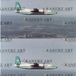 Rare set of 2 Fokker F-50 LUXAIR flight postcards