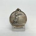 Gedenkmedaille aus versilberter Bronze für 20 Jahre Unterstützungsverein