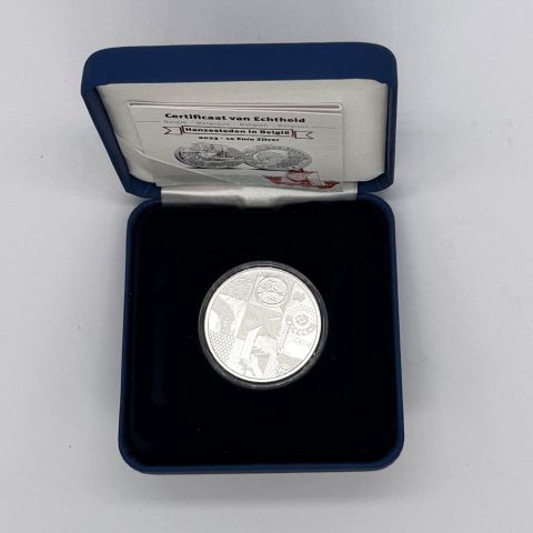 Pièce de 10 euros Villes hanséatiques, Belgique, Belle Épreuve, 2019, argent 925‰
