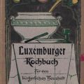 Traditionelles luxemburgisches Kochbuch in gutem Zustand, Herausgeber Victor Bück